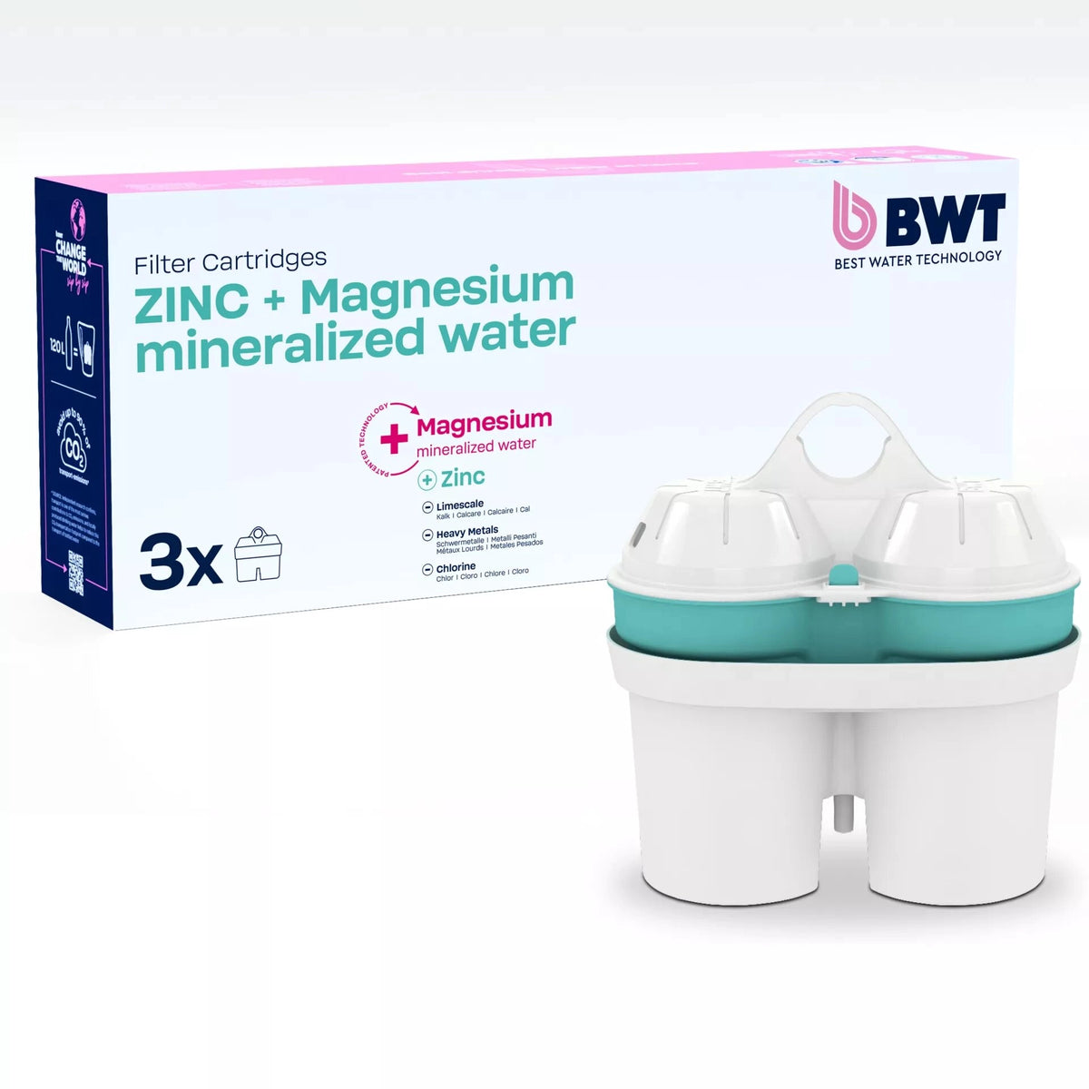 BWT Çinko + Magnezyum Mineralli Su 3'lü Paket
